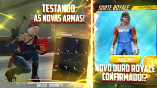 NOVO OURO ROYALE CONFIRMADO!? JOGANDO COM AS NOVAS ARMAS LANÇA CHAMAS, PARAFAL, M21 CARAPINA E MAIS!