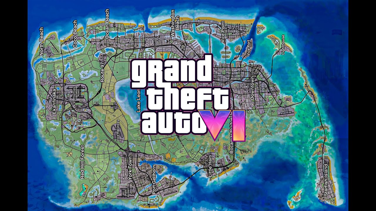 Grand Theft Auto Six Map Details: You Didn't Know #gta6 - YouTube