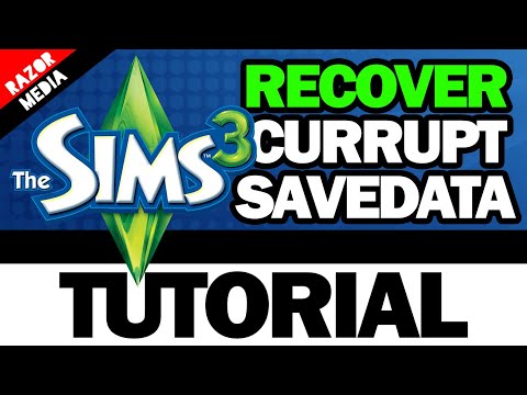 HOW TO RECOVER CORRUPTED SIMS 3 SAVEGAMES