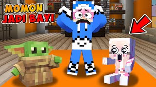 PRANK ATUN!! MOMON BERUBAH MENJADI BAYI di MINECRAFT @BANGJBLOX | MINECRAFT