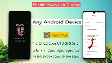Enable Always On Display On Any Device | How to enable Always On Display Features Any Realme device