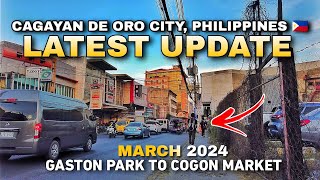 CAGAYAN DE ORO CITY MINDANAO, PHILIPPINES LATEST  Gaston Park to Cogon Market Walking Tour