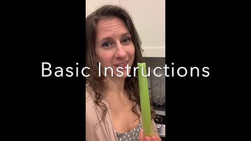How to: Making celery juice with a blender