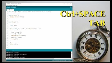 The Arduino IDE Code Completion (Autocomplete) Preview