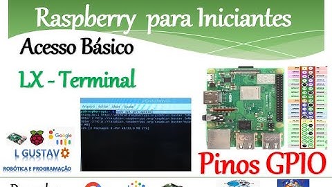 Aula 07 - Projeto 1:Acesso à GPIO da Raspberry Pi pelo LX terminal do Rasbian - Livro Raspberry Pi