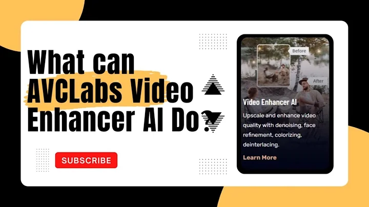 Upscale, Denoise, and Colorize your Videos in 1 Click | AVCLabs Video Enhancer AI 2023