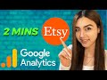 How to connect new google analytics to etsy in 2 minutes step by step ga4 tutorial 2023