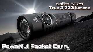 Could the best pocket flashlight be under $40?? The 3,000 lumen Sofirn SC29