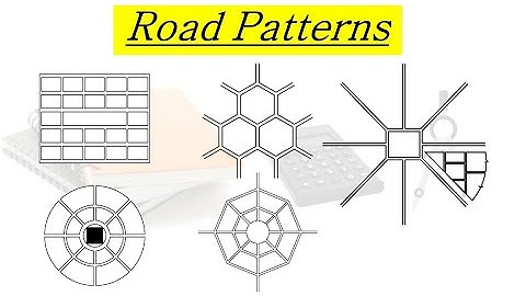 road pattern || road pattern in highway engineering || transportation engineering || in hindi 🔥🔥