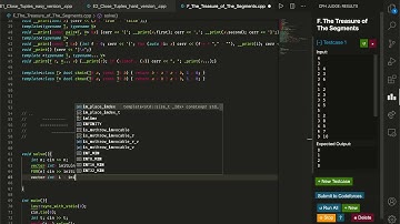 Codeforces Round #690 (Div. 3) Explanation - F)  The Treasure of The Segments