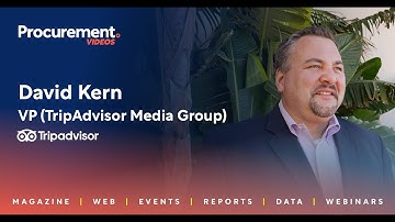 David Kern- VP Enterprise Commercial Strategy & Global Procurement, TripAdvisor Group: Zycus Horizon