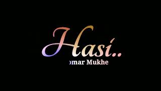 Avijog | Vulini to Ami Tomar Mukher Hasi Whatsapp Status | Black Screen Status | Tanveer Evan