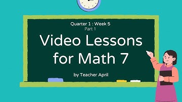 Math 7 - Quarter 1 Week 5: Rational Numbers