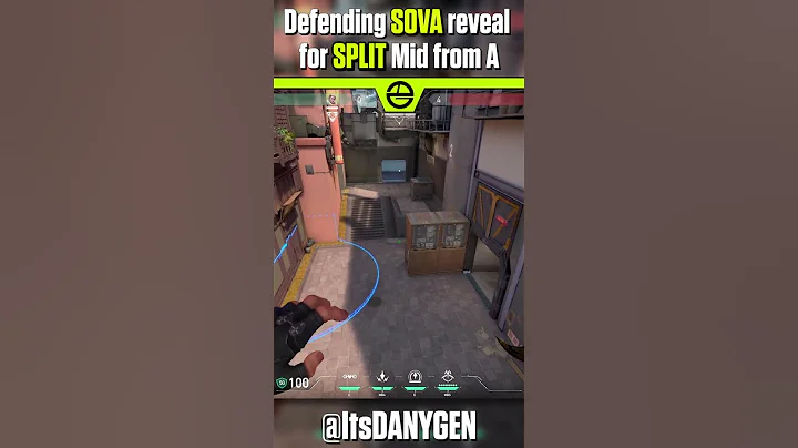 Sova Defending Reveal for Mid From A Ramp on SPLIT