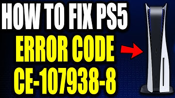How To Fix PS5 Error Code CE-107938-8 "Failed to update the application" PS5 Error Code Easy Fix