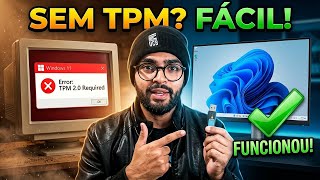 PC ANTIGO? Atualize do Windows 10 para 11 SEM ERROS (Bypass TPM 2.0)