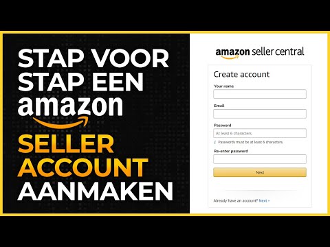 AMAZON SELLER ACCOUNT AANMAKEN (WERKT ALTIJD!)