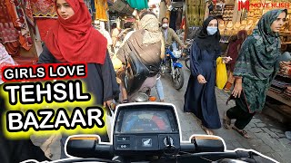 Going DEEP Inside Sialkot's MAIN BAZAAR | Pakistan Motorcycle Ride POV Tour [4K]