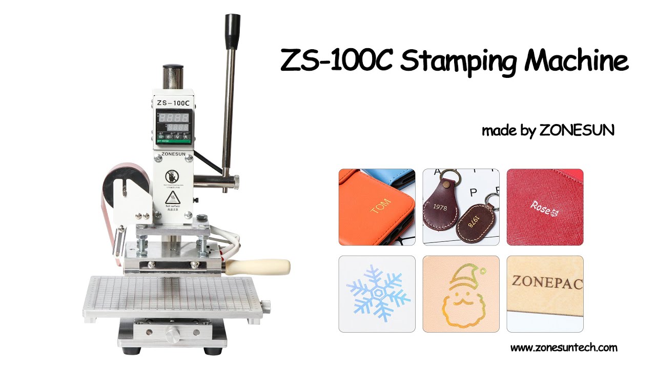 How to use the ZS-100C Digital Hot Foil Stamping Machine