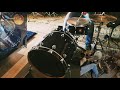 yamaha 13x6.5  Musashi Black Oak snare Drum &amp; dw collectors exotic bass drum 20x18