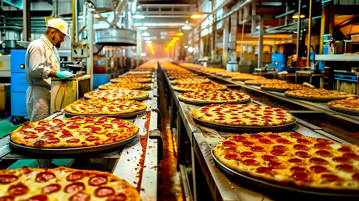 Frozen Pizza Mega Production | How Automation Produces Thousands of Pizzas Daily