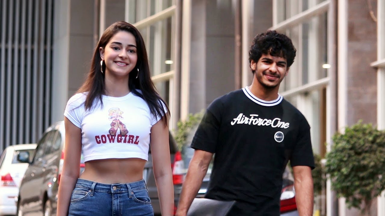 Khaali Peeli | Ananya Pandey & Ishaan Khatter Spotted For Pre Film Meeting  At Ali Abbas Zafar Office - YouTube