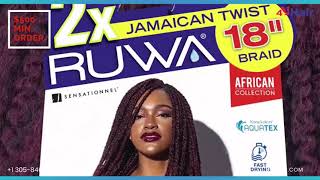 Wholesale $500 -  African Collection 3X RUWA Pre-Stretched Braid screenshot 4