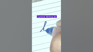 How to write small letter bs | Cursive writing a to z #cursivewriting #handwriting  #shorts