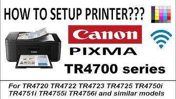 Canon TR4750i TR4751i TR4755i TR4756i TR4720 TR4722 TR4725 Printer and WiFi Setup #TR4750i #TR4755i
