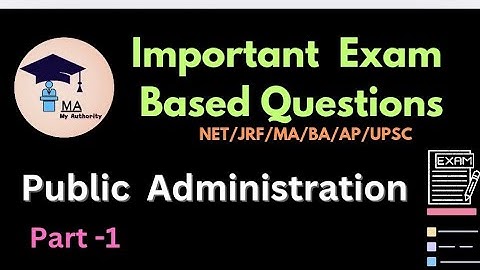 Public Administration previous year questions|NETexam|#publicadministration#previousyearquestions