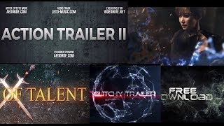 Top 7 After Effects Trailer Templates free download