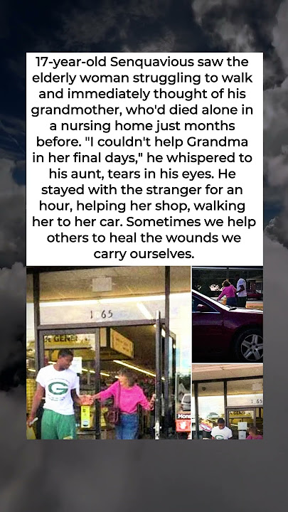 👵❤️ HE SAW HIS GRANDMOTHER IN HER