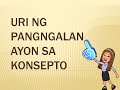 Uri Ng Pangngalan Ayon Sa Konsepto Mp3 Song