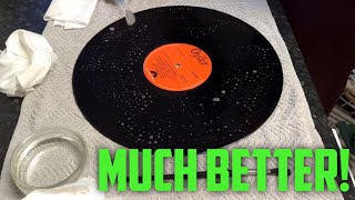 Using HOUSEHOLD PRODUCTS to clean vinyl - haters gonna hate!