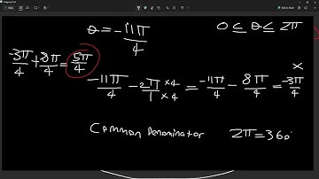Coterminal Angles In Radians & Degrees - Basic Introduction, Trigonometry (relaxing music)