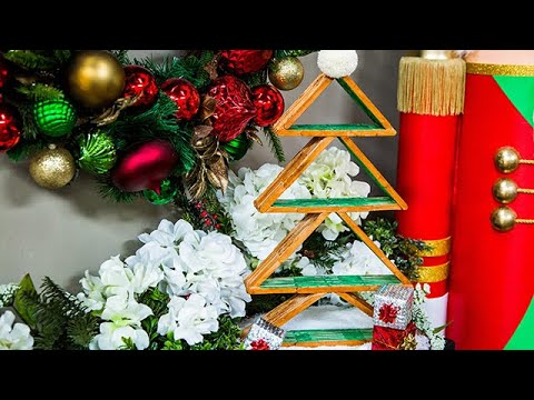 DIY Modern Christmas Trees (Holiday Crafts) - Craftionary