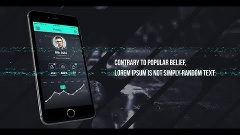 Glitch Mobile App Promotion by santaomsk | After Effects Product Promo Template #Videohive