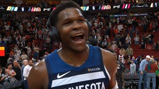 Anthony Edwards FINED $100,000 for saying "I don't do overtime so f**k it" on live TV 😭