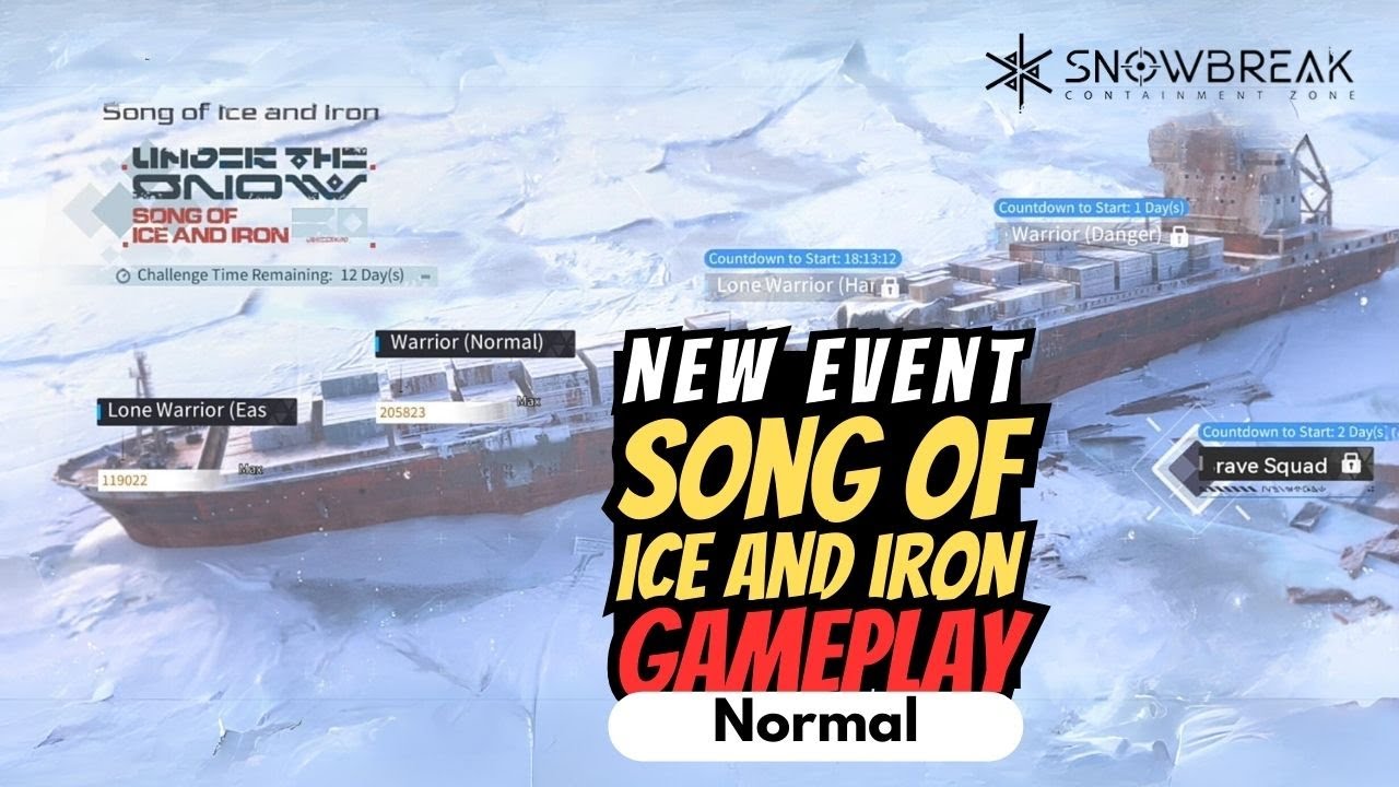 [Snowbreak: Containment Zone] Perilous Snowpath: Song of Ice and Iron - Lone Warrior (Normal)