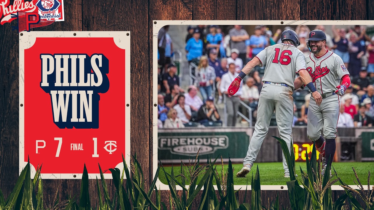 Phillies vs. Twins Game Highlights (8/13/26) | MLB Highlights