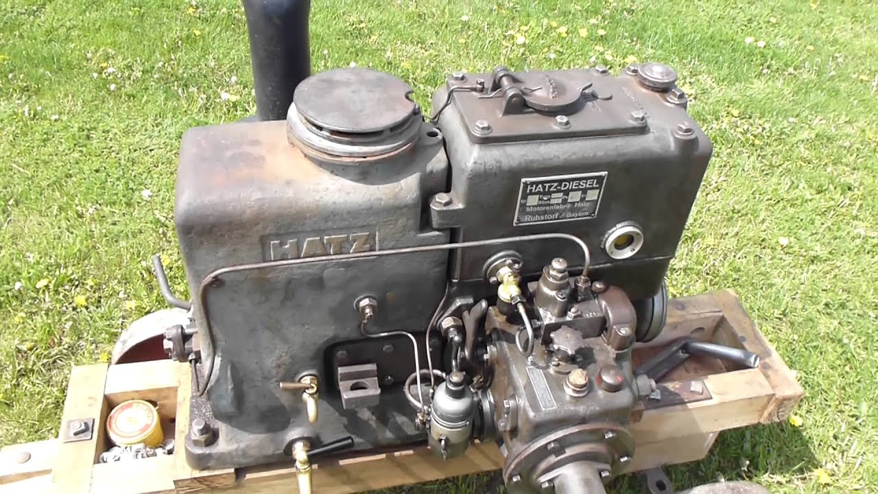 Hatz L1 Zweitakt Diesel Standmotor Start Stationärmotor ... Slavia