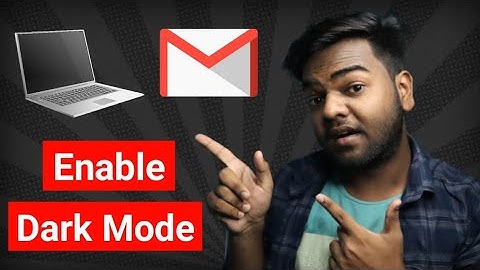 How to enable dark mode in gmail in pc | Gmail me dark mode kaise enable kare Laptop me