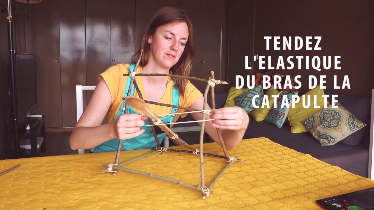 La catapulte de Plywood de Manufacture en Famille