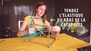 Fabrication d'une catapulte  La Fondation La main à la pâte