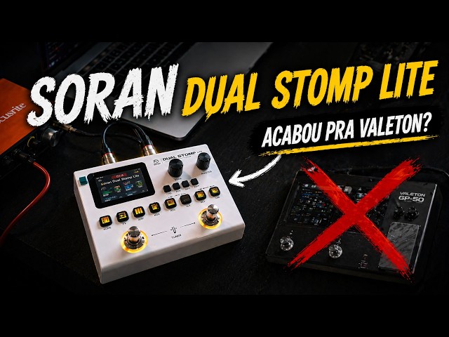 Soran Dual Stomp Lite — Melhor que a Valeton GP50? (Unboxing