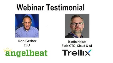 Martin Holste, Field CTO Cloud & AI, Angelbeat Testimonial