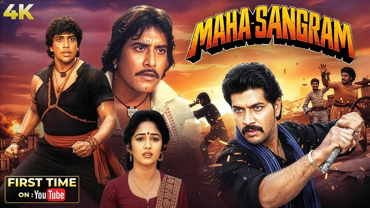 Mahasangram (1990) Vinod Khanna & Madhuri Dixit & Govinda | Aditya Pancholi | Bollywood Action Movie