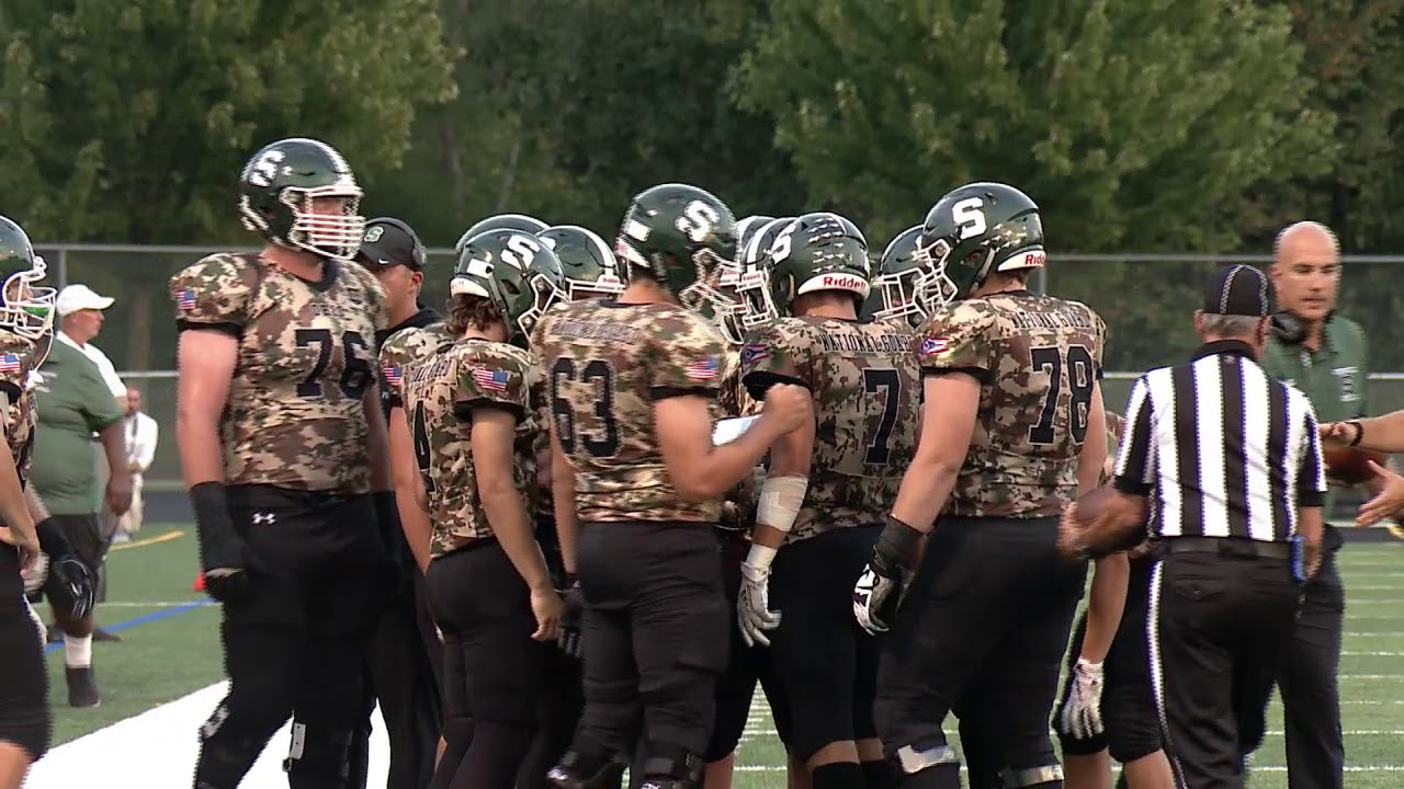 9-20-19 Strongsville Mustang football vs Shaker Hts - YouTube