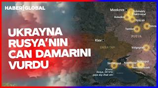Ukrayna'dan Rusya'ya İHA Saldırısı! Ülkenin Can Damarına Sızdılar 16 Konum Vuruldu