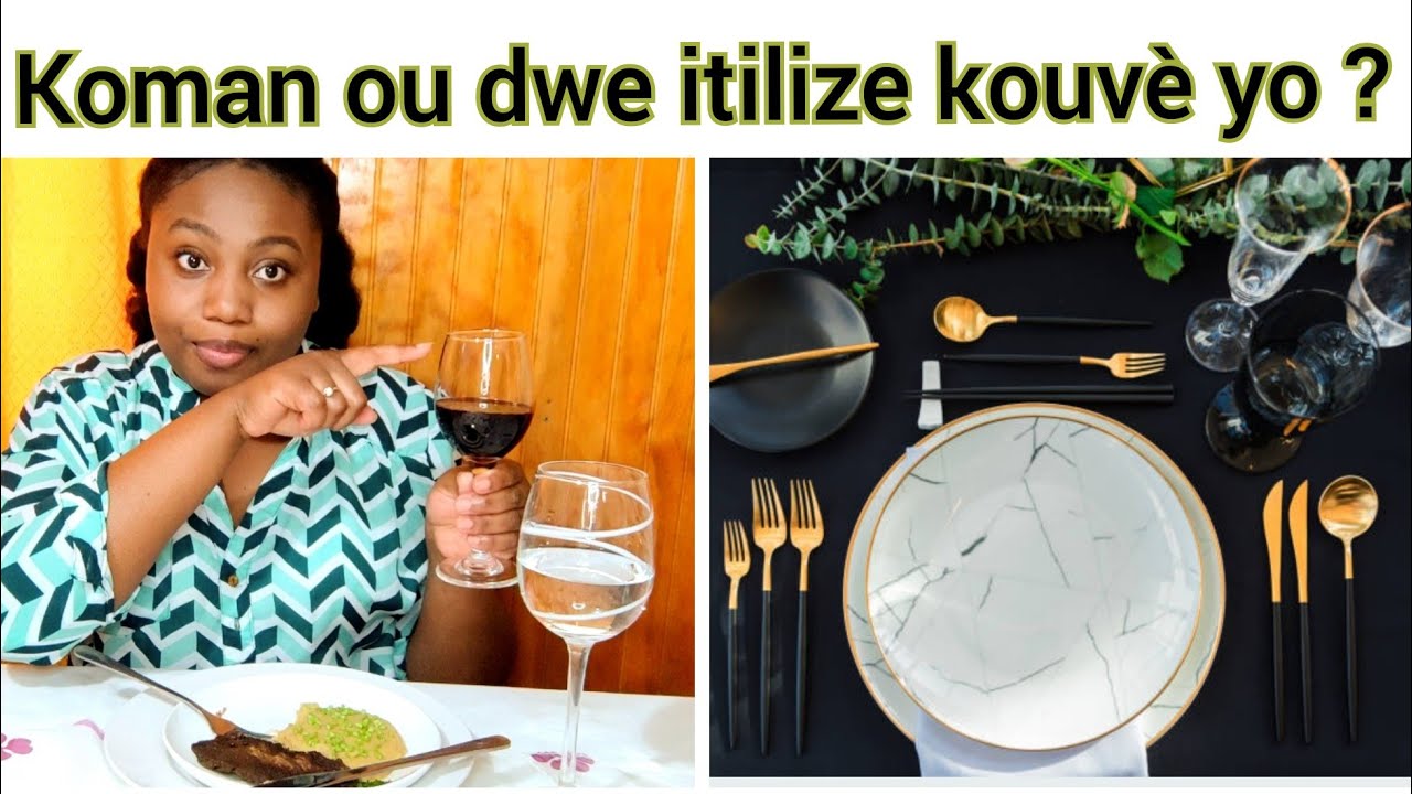 koman Pou manje sou tab (pati 2) komanw dwe itilize kouvè yo? #haitiancreator #youtube